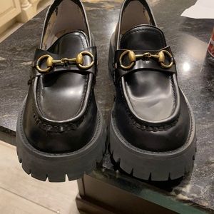 Gucci loafers with horsebite